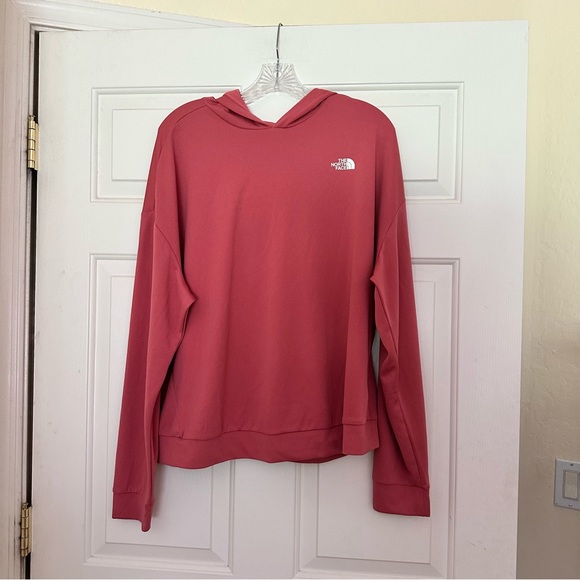 The North Face Tops - The North Face Women’s Rose Pink Hooded Pullover Dri-Fit Top Size XXL 2XL